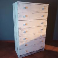 mobiletto cassettiera shabby chic 