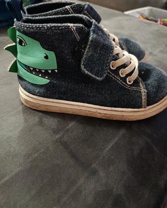scarpe da ginnastica bambino in jeans n. 26