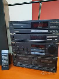 Impianto Hi-Fi vintage Technics completo