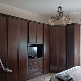 Armadio camera da letto con angolo-cabina