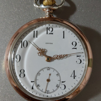 Orologio da taschino Omega in argento 800 del 1900