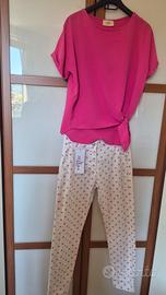 completo casaccaxe pantalone taglio jeans  S