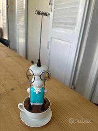 Mini monta latte a batteria