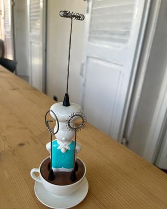 Mini monta latte a batteria