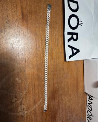 Pandora Bracciale Maglia Cubaba Argento