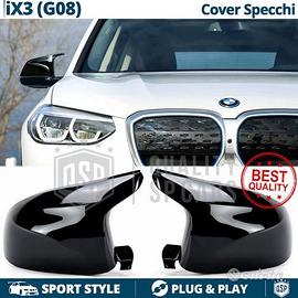 CALOTTE SPECCHIETTI per Bmw iX3 G08 Nero Lucido