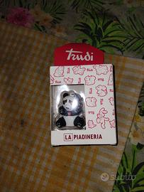 portachiavi trudi la piadineria  2 pezzi  panda 