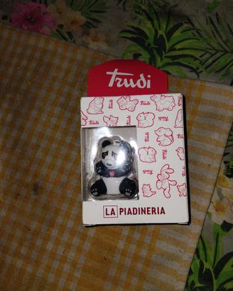 portachiavi trudi la piadineria  2 pezzi  panda 