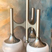 Lampadario da soffitto vetro opaco