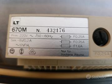 Alimentatore LT670M citofonico