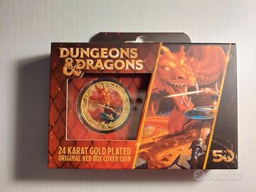 Fanattik Dungeons and dragons moneta gold plated