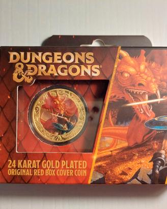 Fanattik Dungeons and dragons moneta gold plated