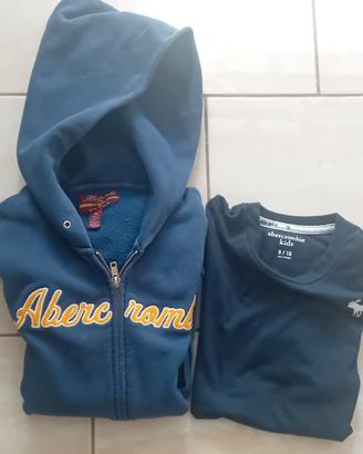 Felpa cn cappuccio + maglietta Abercrombie & Fitch