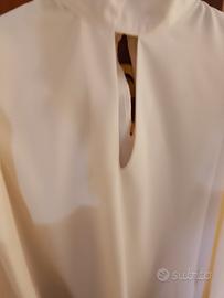Camicetta elegante donna color panna 