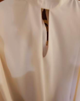 Camicetta elegante donna color panna 