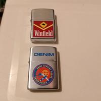 N. 2 accendini tipo zippo.