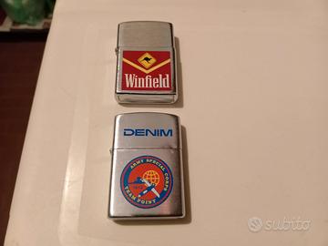 N. 2 accendini tipo zippo.