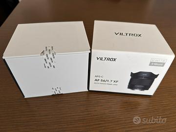 Obiettivo Viltrox 56mm f1.7 x-Mount Fujilm