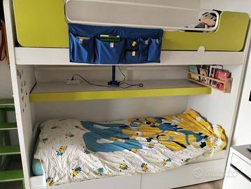 letto a castello scorrevole 