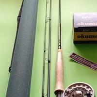 Pesca a mosca , canna CROWN 8'0" # 3  - 3 pz.