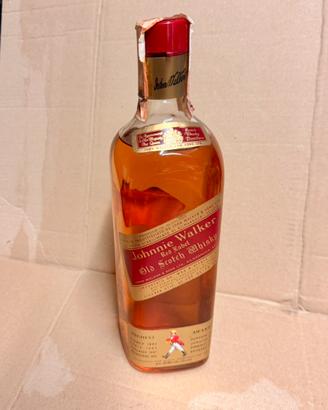 Bottiglia Vintage Johnnie Walker Red Label