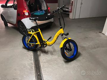 E-bike tipo graziella pieghevole
