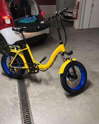E-bike tipo graziella pieghevole