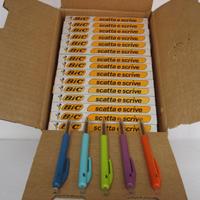 Stock 50 penna a scatto bic m10 scatolata anni '70