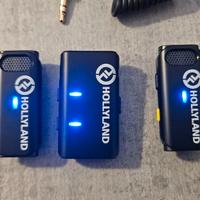 Microfono wireless Hollyland Lark M1 Duo completo