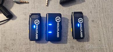 Microfono wireless Hollyland Lark M1 Duo completo