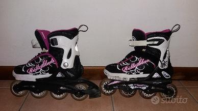 Rollerblade da ragazza colore nero viola