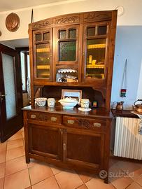 Mobile credenza con vetrina