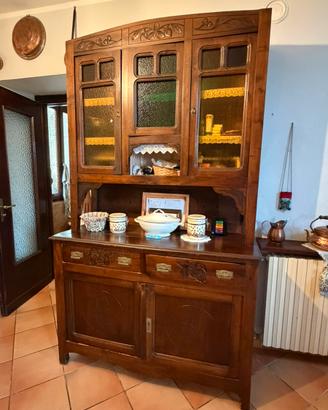 Mobile credenza con vetrina