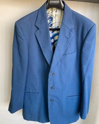 Blazer giacca uomo ICEBERG 100% cotone TG. 50