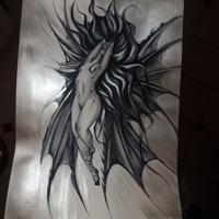 disegno argento fantasy ,quadro