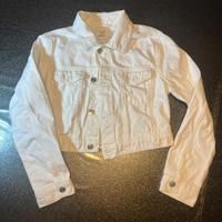 Giacca jeans bianca 13/14 anni