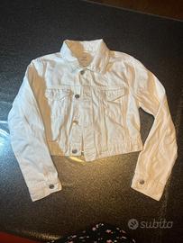 Giacca jeans bianca 13/14 anni