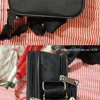 Tracolla sportiva nera unisex