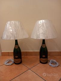 coppia di lampade a bottiglia 