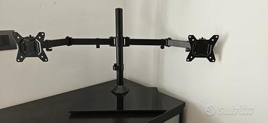 Supporto doppio monitor da scrivania
