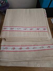 completo letto matrimoniale canapa e cotone