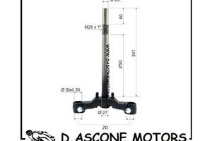PIASTRA FORCELLA Booster next Nero