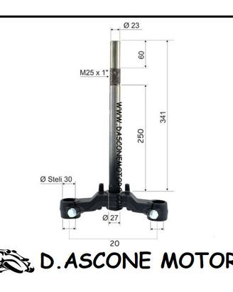 PIASTRA FORCELLA Booster next Nero