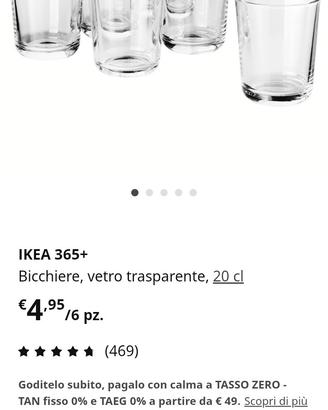 Bicchieri IKEA 