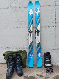 Sci K2 Talkback 88 + scarponi Atomic Back 25/25.5