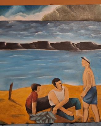 Tela a pittura ad olio