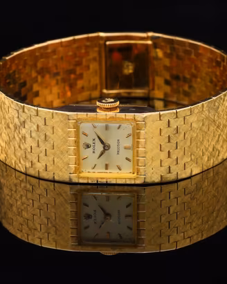 Rolex Precision 50s lady 18kt gold ref 8320 manual