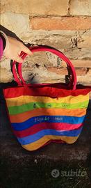 Borsa mare colorata grande Messico con cerniera