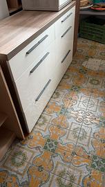 💥 Nuovo in scatola da montare Comó 6 cassetti Lar