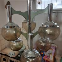 lampadario Space age Mazzega vintage 6 luci 